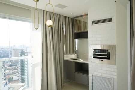 Varanda de apartamento à venda com 1 quarto, 54m² em Vila Regente Feijó, São Paulo