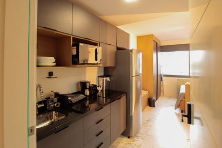Studio para alugar com 30m², 1 quarto e sem vaga Studio para alugar com 30m², 1 quarto e sem vagaCozinha