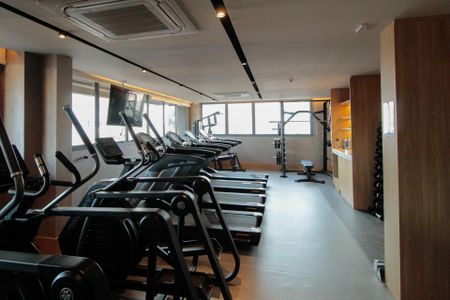 Studio para alugar com 30m², 1 quarto e sem vaga Studio para alugar com 30m², 1 quarto e sem vagaAcademia