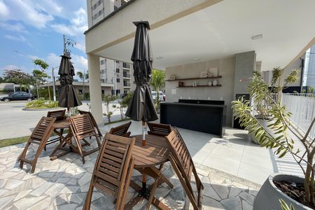 Área comum - Churrasqueira de apartamento para alugar com 2 quartos, 49m² em Figueira, Duque de Caxias
