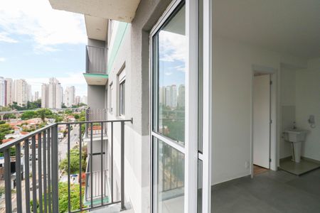 Varanda de kitnet/studio à venda com 1 quarto, 27m² em Campo Belo, São Paulo