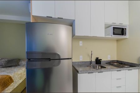 Studio para alugar com 25m², 1 quarto e sem vagaCozinha