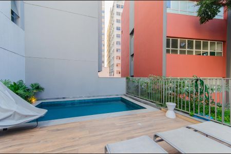 Studio para alugar com 25m², 1 quarto e sem vagaÁrea comum - Piscina