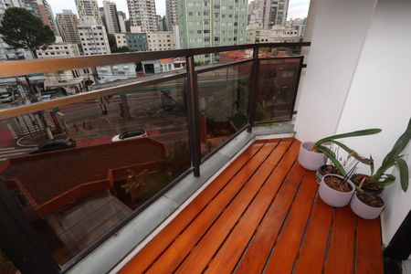 Apartamento à venda com 81m², 2 quartos e 2 vagasVaranda da Sala de Jantar