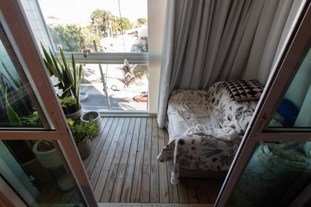 Sacada da Sala de apartamento à venda com 2 quartos, 108m² em Chácara da Barra, Campinas