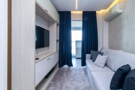 Sala de apartamento à venda com 1 quarto, 43m² em Cidade Monções, São Paulo