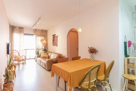 Sala de apartamento para alugar com 1 quarto, 53m² em Indianópolis, São Paulo