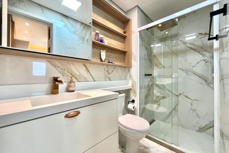 Apartamento à venda com 64m², 2 quartos e 1 vagaBanheiro da Suíte