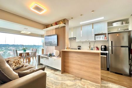 Sala de apartamento à venda com 2 quartos, 64m² em Jardim Prudência, São Paulo