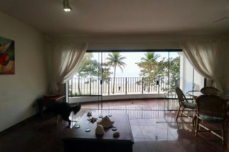 Sala de apartamento para alugar com 4 quartos, 144m² em Jardim Asturias, Guarujá