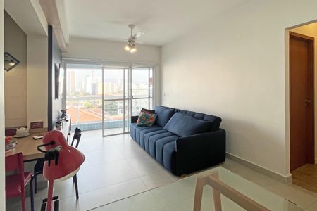 Sala de apartamento para alugar com 1 quarto, 67m² em Boqueirão, Santos