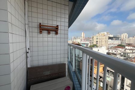 Varanda gourmet de apartamento para alugar com 1 quarto, 67m² em Boqueirão, Santos