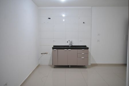 Cozinha de apartamento à venda com 2 quartos, 43m² em Jardim Cristiane, Santo André