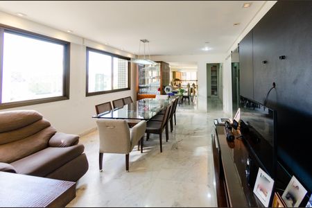 Sala de apartamento à venda com 4 quartos, 175m² em Buritis, Belo Horizonte