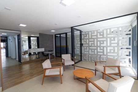 Apartamento à venda com 36m², 1 quarto e 1 vaga Apartamento à venda com 36m², 1 quarto e 1 vagaÁrea comum - Hall de Entrada