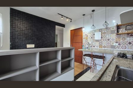 Cozinha de apartamento para alugar com 1 quarto, 35m² em Vila Vitória, Santo André