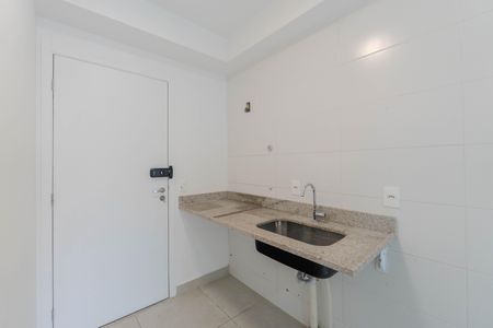 Cozinha de kitnet/studio à venda com 1 quarto, 24m² em Bela Vista, São Paulo