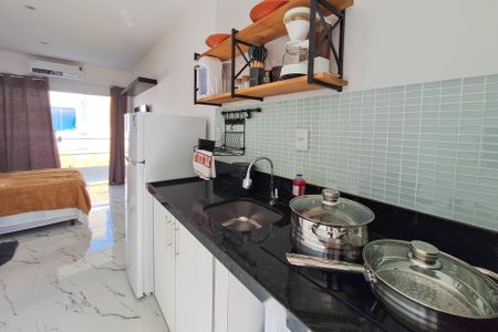 Studio para alugar com 25m², 1 quarto e sem vagaCozinha