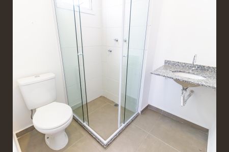 Apartamento para alugar com 53m², 2 quartos e 1 vaga Apartamento para alugar com 53m², 2 quartos e 1 vagaBanheiro da Suíte