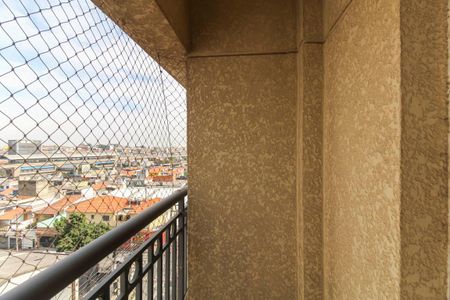 Varanda da Sala de apartamento para alugar com 2 quartos, 40m² em Vila Tolstoi, São Paulo