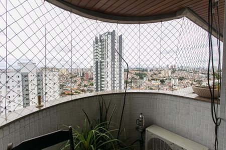 Varanda da Sala de apartamento à venda com 4 quartos, 160m² em Tatuapé, São Paulo