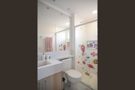 Apartamento à venda com 64m², 2 quartos e 2 vagasBanheiro da Suite