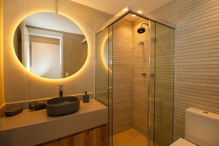 Apartamento à venda com 127m², 3 quartos e 2 vagasBanheiro da Suíte 2