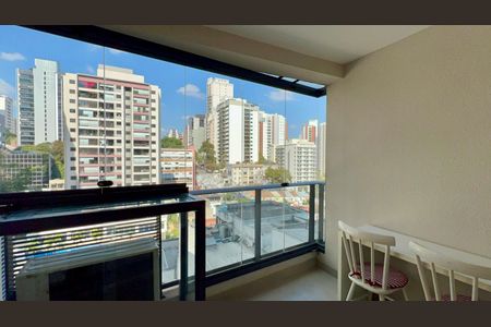 Studio para alugar com 25m², 1 quarto e sem vagaVaranda