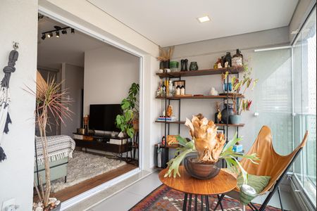 Varanda da Sala de apartamento à venda com 2 quartos, 64m² em Bela Vista, São Paulo