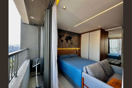 Studio à venda com 25m², 1 quarto e sem vaga Studio à venda com 25m², 1 quarto e sem vagaSacada do Quarto