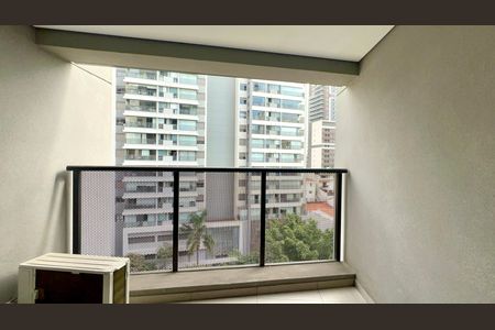 Varanda de kitnet/studio para alugar com 1 quarto, 25m² em Pompeia, São Paulo