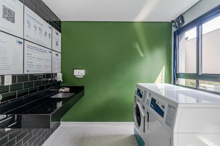 Área comum - Lavanderia de kitnet/studio à venda com 1 quarto, 30m² em Sumarezinho, São Paulo