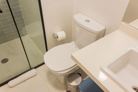 Studio para alugar com 22m², 1 quarto e sem vaga Studio para alugar com 22m², 1 quarto e sem vagaBanheiro