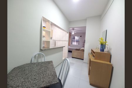 Sala de apartamento para alugar com 1 quarto, 41m² em Centro, São Vicente