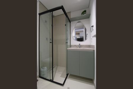 Banheiro de kitnet/studio à venda com 1 quarto, 28m² em Planalto Paulista, São Paulo