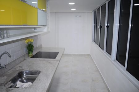 Cozinha de apartamento à venda com 1 quarto, 36m² em Campos Elíseos, São Paulo