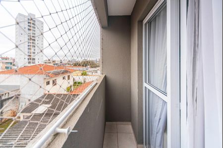 Varanda da Sala de apartamento para alugar com 2 quartos, 47m² em Vila Floresta, Santo André