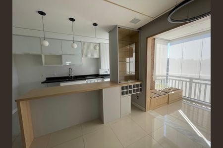 Sala de apartamento para alugar com 3 quartos, 74m² em Gramado, Cotia