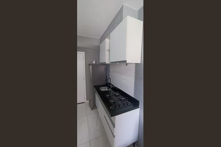 Cozinha de kitnet/studio para alugar com 1 quarto, 24m² em Paraíso do Morumbi, São Paulo