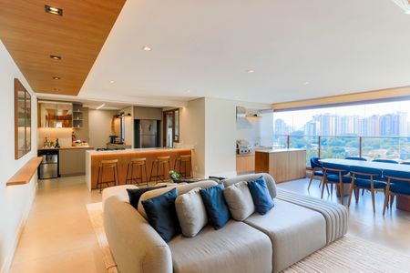 Sala de apartamento à venda com 3 quartos, 145m² em Campo Belo, São Paulo