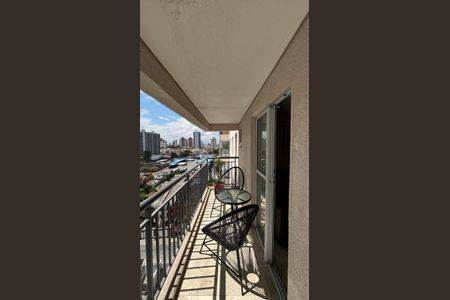 Sala - Sala de Jantar Varanda de apartamento à venda com 2 quartos, 54m² em Vila Eldizia, Santo André