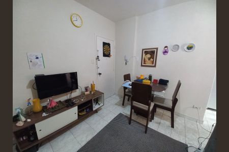 Sala de apartamento para alugar com 1 quarto, 50m² em Centro, São Vicente