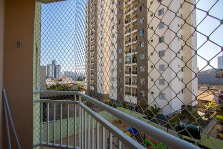 Varanda da sala de apartamento à venda com 2 quartos, 60m² em Vila Príncipe de Gales, Santo André