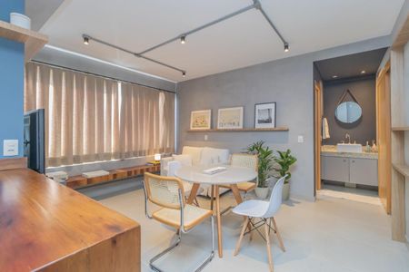 Foto 02 de apartamento à venda com 1 quarto, 49m² em Vila da Serra, Nova Lima