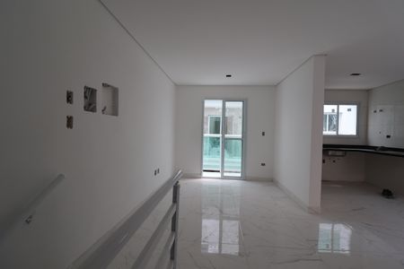 Sala de casa de condomínio à venda com 3 quartos, 127m² em Vila Metalúrgica, Santo André