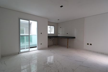 Sala de casa de condomínio à venda com 2 quartos, 117m² em Vila Metalúrgica, Santo André