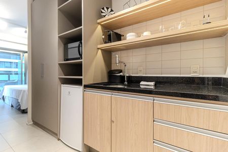 Studio à venda com 29m², 1 quarto e sem vaga Studio à venda com 29m², 1 quarto e sem vagaCozinha