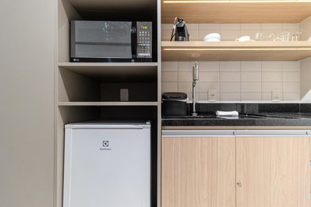 Studio à venda com 29m², 1 quarto e sem vaga Studio à venda com 29m², 1 quarto e sem vagaCozinha