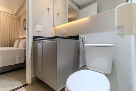 Studio à venda com 29m², 1 quarto e sem vaga Studio à venda com 29m², 1 quarto e sem vagaBanheiro