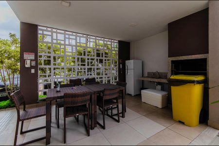 Área comum - Churrasqueira de apartamento para alugar com 1 quarto, 34m² em Jardim da Gloria, São Paulo